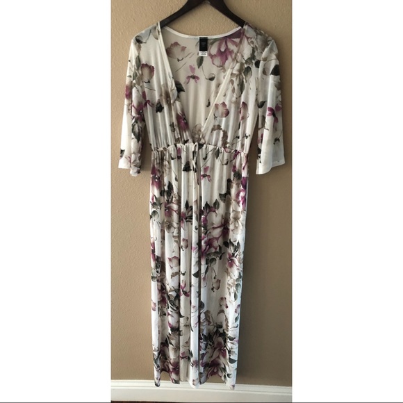 Floral print kimono cardigan - Picture 2 of 4